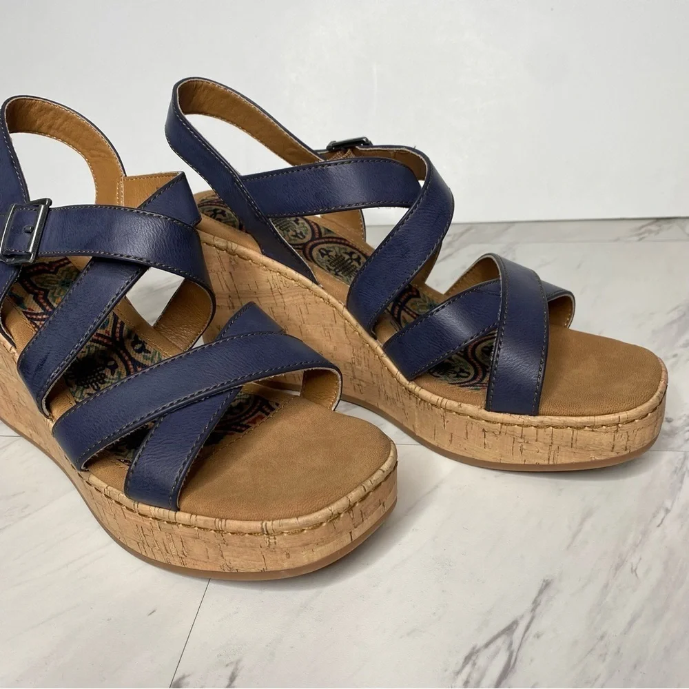 New! BOC Born Chiana Cork Wedge Sandal 11M